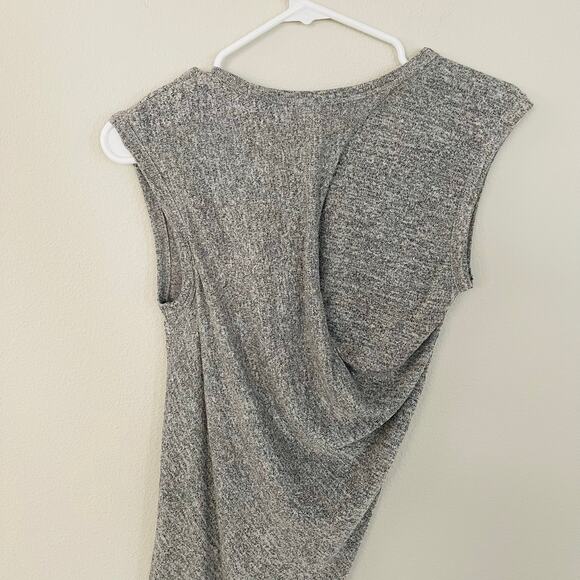 T by Alexander Wang Gray Draped Back Midi Maxi Dress (S) - Picture 6 of 7